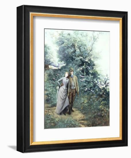 Walk in the Wood-Georges Clairin-Framed Giclee Print