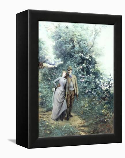 Walk in the Wood-Georges Clairin-Framed Premier Image Canvas