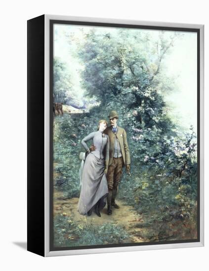Walk in the Wood-Georges Clairin-Framed Premier Image Canvas