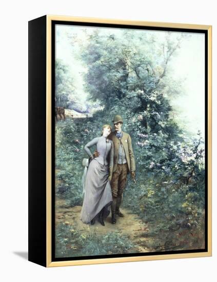 Walk in the Wood-Georges Clairin-Framed Premier Image Canvas