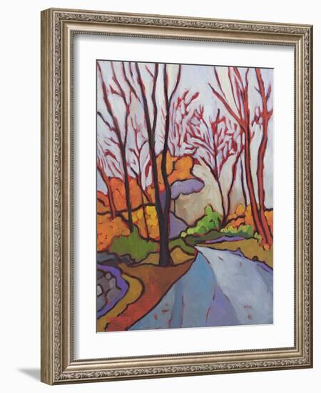 Walk in the Woods, 2019 (Oil on Canvas)-Catherine J Martzloff-Framed Giclee Print