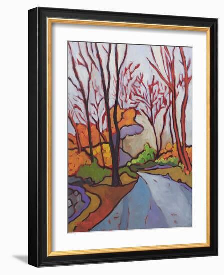 Walk in the Woods, 2019 (Oil on Canvas)-Catherine J Martzloff-Framed Giclee Print