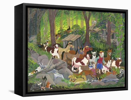 Walk in the Woods-Carol Salas-Framed Premier Image Canvas