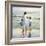 Walk on Beach-Mark Van Crombrugge-Framed Art Print