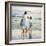 Walk on Beach-Mark Van Crombrugge-Framed Art Print