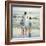 Walk on Beach-Mark Van Crombrugge-Framed Art Print