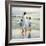 Walk on Beach-Mark Van Crombrugge-Framed Art Print