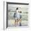 Walk on Beach-Mark Van Crombrugge-Framed Art Print