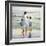 Walk on Beach-Mark Van Crombrugge-Framed Art Print