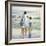 Walk on Beach-Mark Van Crombrugge-Framed Art Print