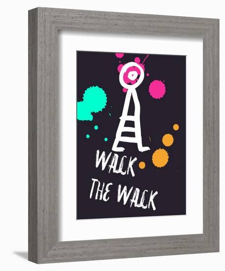 Walk the Walk 2-Lina Lu-Framed Art Print