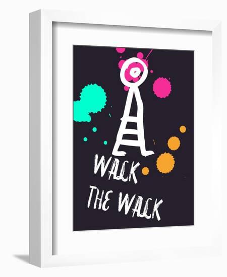 Walk the Walk 2-Lina Lu-Framed Art Print