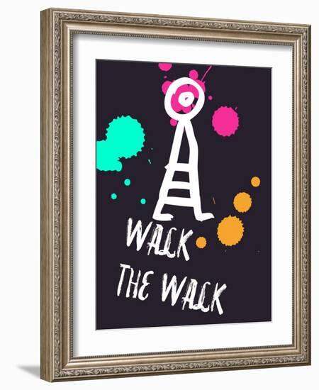 Walk the Walk 2-Lina Lu-Framed Art Print