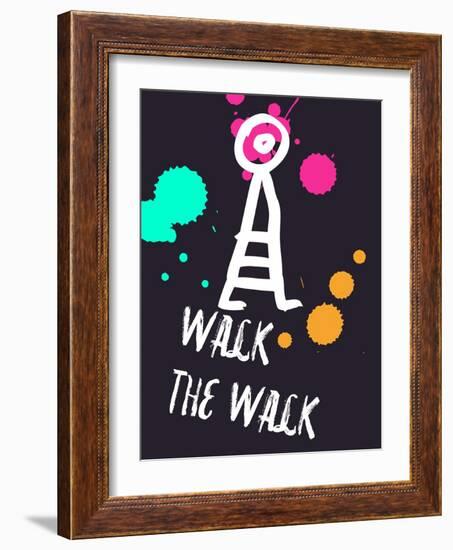 Walk the Walk 2-Lina Lu-Framed Art Print