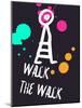Walk the Walk 2-Lina Lu-Mounted Art Print