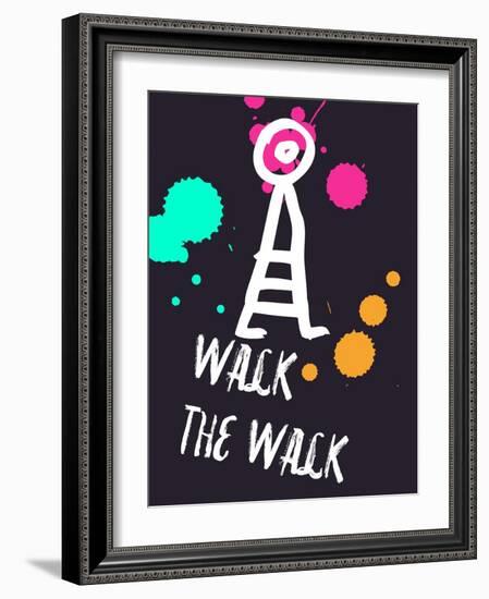 Walk the Walk 2-Lina Lu-Framed Art Print