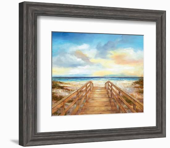 Walk to the Beach-null-Framed Art Print