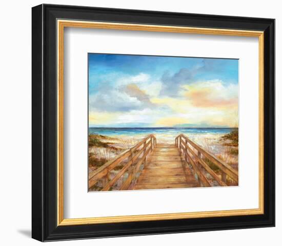 Walk to the Beach-null-Framed Art Print