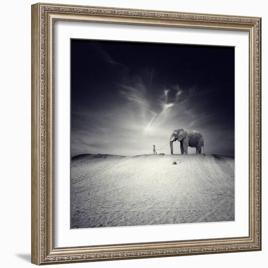 Walk with Me-Luis Beltran-Framed Premium Photographic Print