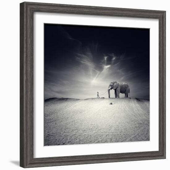 Walk with Me-Luis Beltran-Framed Premium Photographic Print