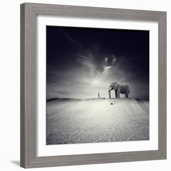 Walk with Me-Luis Beltran-Framed Premium Photographic Print