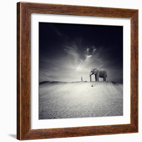 Walk with Me-Luis Beltran-Framed Premium Photographic Print