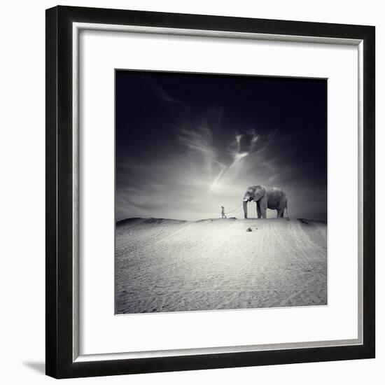 Walk with Me-Luis Beltran-Framed Premium Photographic Print