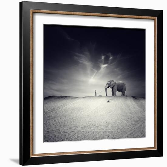 Walk with Me-Luis Beltran-Framed Premium Photographic Print