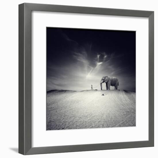 Walk with Me-Luis Beltran-Framed Premium Photographic Print