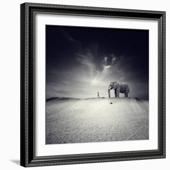 Walk with Me-Luis Beltran-Framed Premium Photographic Print