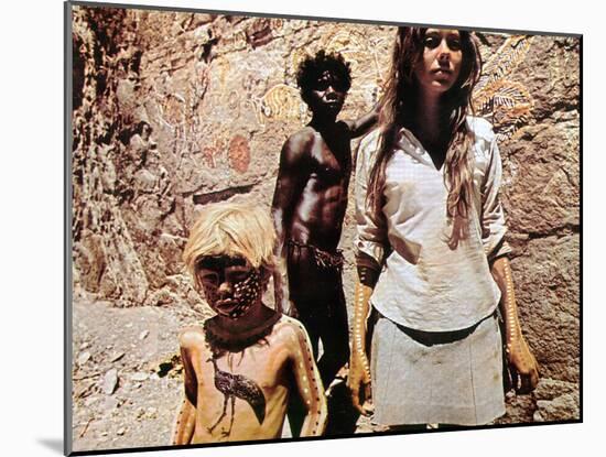 Walkabout, Lucien John, David Gulpilil, Jenny Agutter, 1971-null-Mounted Photo