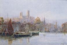 Lincoln Cathedral from the River-Walker Stuart Lloyd-Giclee Print