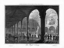 The Temple of the Muses Bookshop in Finsbury Square, London, C1810-Walker-Framed Giclee Print