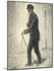 Walking, circa 1882-Georges Seurat-Mounted Giclee Print