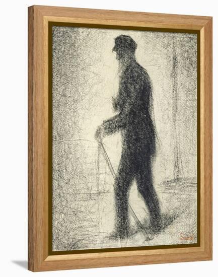 Walking, circa 1882-Georges Seurat-Framed Premier Image Canvas