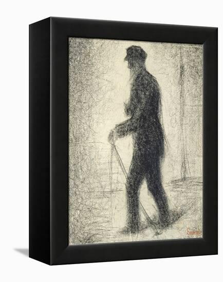 Walking, circa 1882-Georges Seurat-Framed Premier Image Canvas