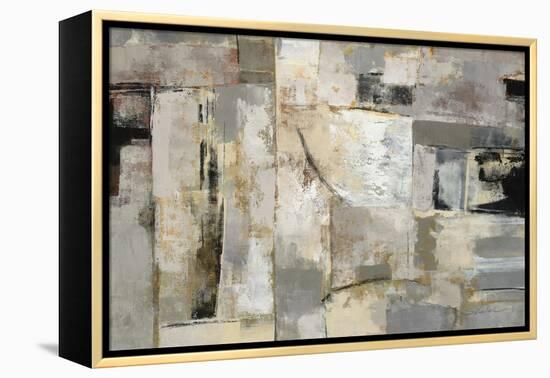 Walking Down the Street Neutral Crop-Silvia Vassileva-Framed Stretched Canvas