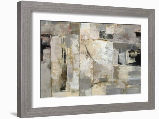 Walking Down the Street Neutral Crop-Silvia Vassileva-Framed Art Print