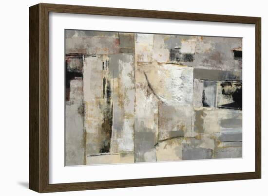 Walking Down the Street Neutral Crop-Silvia Vassileva-Framed Art Print