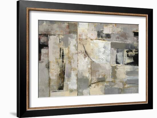 Walking Down the Street Neutral Crop-Silvia Vassileva-Framed Art Print