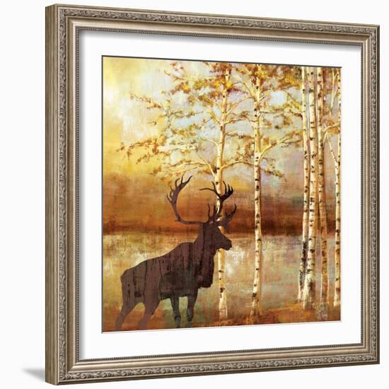 Walking Face-Andrew Michaels-Framed Art Print