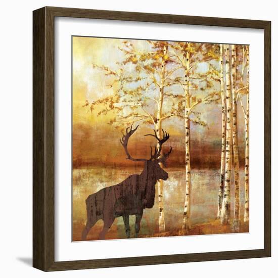 Walking Face-Andrew Michaels-Framed Art Print