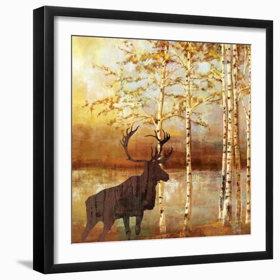 Walking Face-Andrew Michaels-Framed Art Print