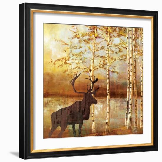 Walking Face-Andrew Michaels-Framed Art Print