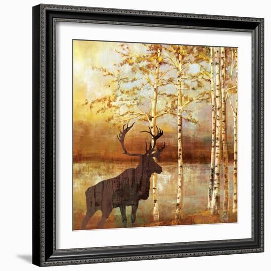 Walking Face-Andrew Michaels-Framed Premium Giclee Print