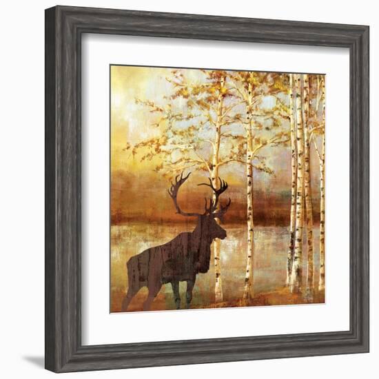 Walking Face-Andrew Michaels-Framed Art Print