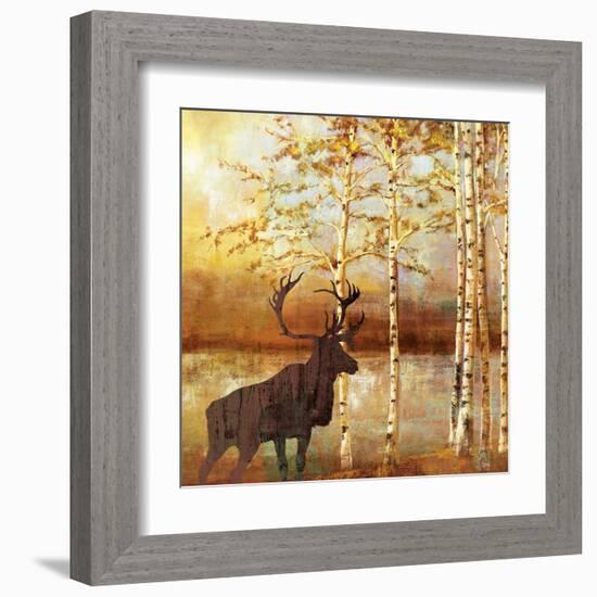 Walking Face-Andrew Michaels-Framed Art Print