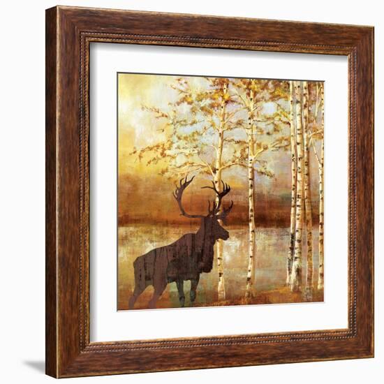 Walking Face-Andrew Michaels-Framed Art Print