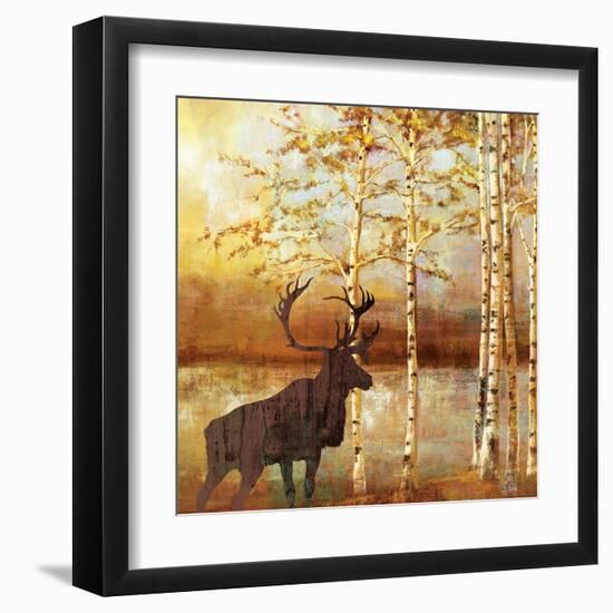 Walking Face-Andrew Michaels-Framed Art Print