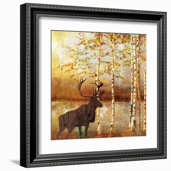 Walking Face-Andrew Michaels-Framed Art Print